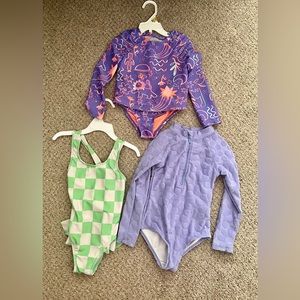 Toddler Gil’s swimsuits - Forever French Baby, Target, & CottonOn